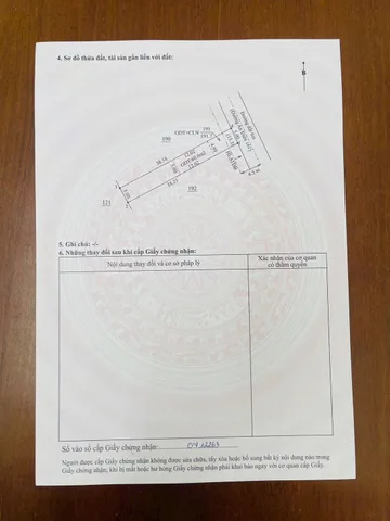 Bán đất 198m² có sẵn 60m² thổ cư ngang 5m giá 1.55 tỷ tại Phường Long Nguyên