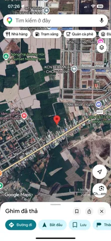 Bán đất 128.4m² có sẵn 61m² thổ cư ngang 5m giá 520 triệu tại Phường Chơn Thành