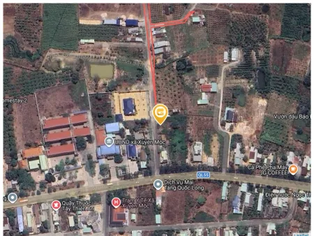Bán đất 300m² có sẵn 80m² thổ cư ngang 7,3m tại Xã Xuyên Mộc