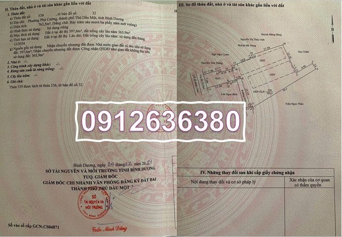 ⭐️Bán gấp lô đất đường Bạch Đằng, Phú Cường, Thủ Dầu Một (BD), Tp.HCM, 0912636380