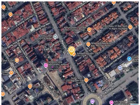 Bán nhà dòng tiền 7 tầng mặt đường ngọc hân công chúa TP Bắc Ninh 141m2 mặt 10m giá 52 tỷ