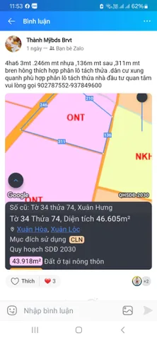 Cần bán gấp đất 3 mặt tiền đường