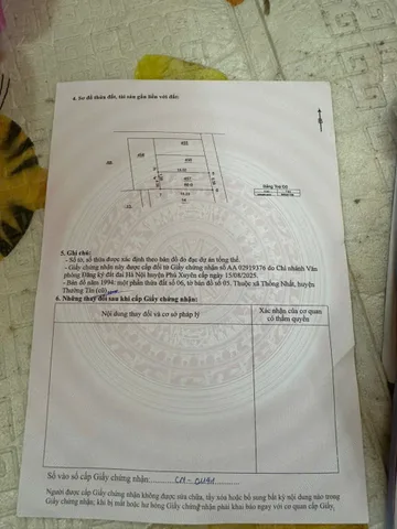 Chính Chủ Bán Lô Đất xã Thống Nhất, Thường Tín, Hà Nội
(Nay là xã Phú Xuyên, Hà Nội)