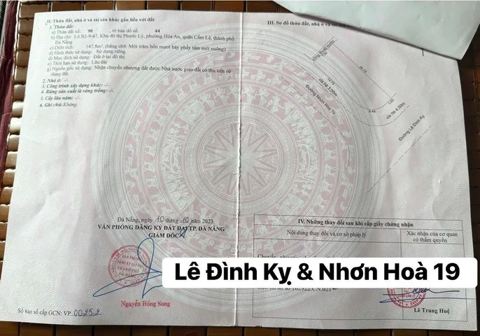 🔴💥Bán đất GÓC 2 mặt tiền đường Lê Đình Kỵ & Nhơn Hoà 19