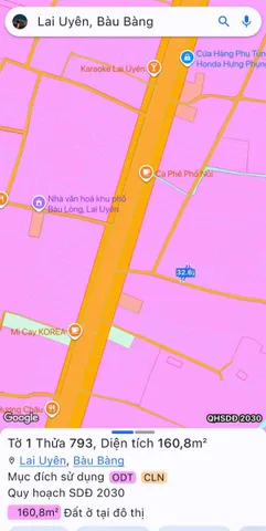 Bán đất 160.8m² có sẵn 100m² thổ cư ngang 5m giá 1.1 tỷ kế ql13 lai uyên đẹp