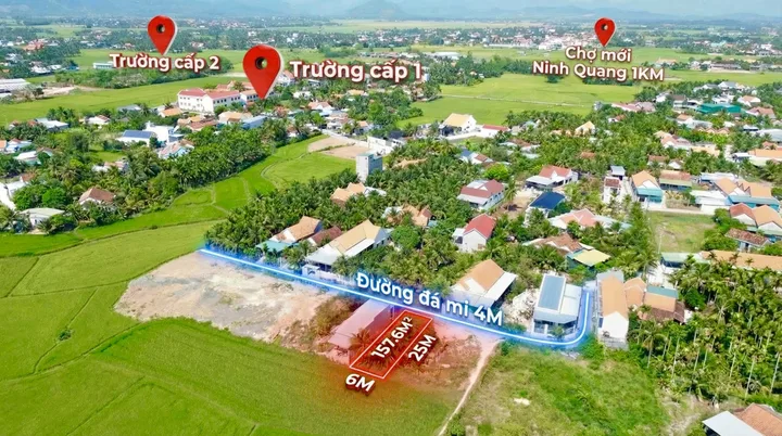 Đất thôn Thạch Thành, Ninh Quang giá RẺ