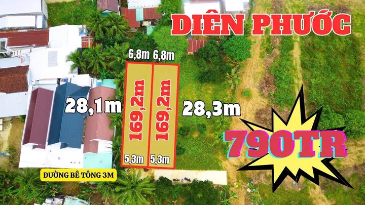 Đất Đẹp, Giá rẻ Diên Khánh - Khánh Hoà, Cơ Hội sở hữu