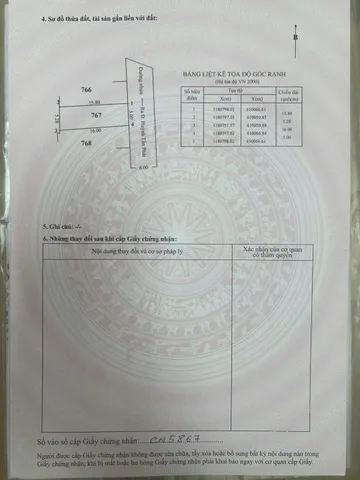 Bán đất 81.7m² full thổ cư ngang 5m giá 4.39 tỷ tại Xã Nhà Bè