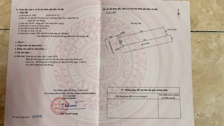 Chính Chủ Bán Đất Tặng Nhà MẶT TIỀN Đường Phương Lưu, Đông Hải 1, Hải An, Hải Phòng