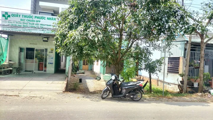 Đất 600m2 (8x70) full thổ, MT nhựa ấp 10 Lương Hoà, Bến Lức, giá đầu tư 4.5 tỷ TLCC