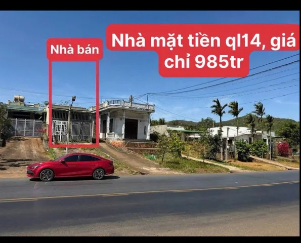 Bán đất 73.2m² có sẵn 53m² thổ cư ngang 5m giá 985 triệu tại Xã Ea Drăng
