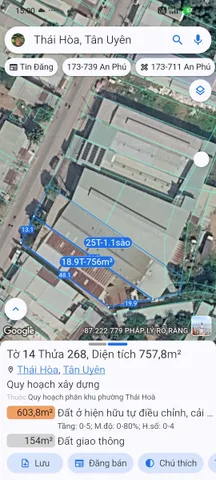 Bán nhà 757.8m² có sẵn 300m² thổ cư ngang 13m giá 18.9 tỷ tại Phường Tân Đông Hiệp