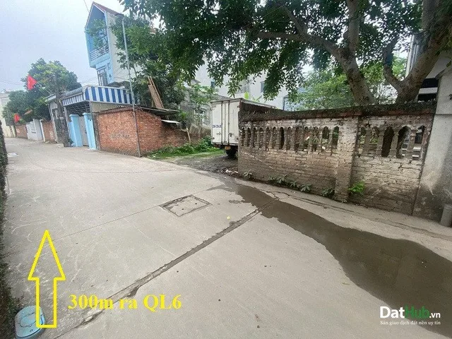 Cần bán 86m2 đất Phố Gốt Phú Nghĩa Chương Mỹ, 300m ra QL6, Ô tô tránh, làn 2 QL6