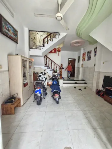 Bán nhà Nguyễn Quang Hòa Thới An Quận 12, hẻm 8m xe hơi vào nhà, 4 tầng 5PN, sổ hồng riêng, gần Lê Văn Khương