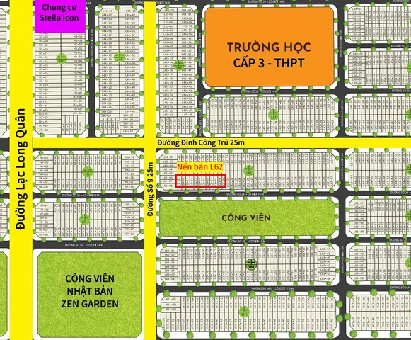 Bán nền đẹp - vị trí đẹp view công viên - KDC Ngân Thuận (Stella Mega City)