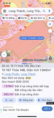 Gần 2000m2 bàu cạn. Cách sân bay 50m.