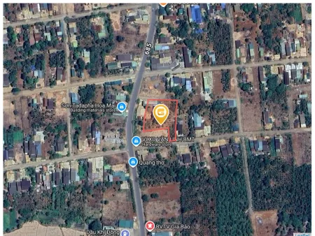 Bán đất 172m² có sẵn 120m² thổ cư ngang 8,6m giá 790 triệu tại Xã Ea Nuôl