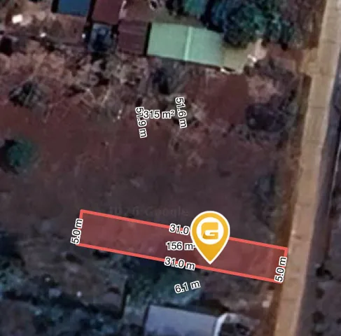 Bán đất 155m² có sẵn 125m² thổ cư ngang 5.0m giá 720 triệu tại Xã Hòa Phú