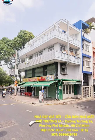 NHÀ ĐẸP GIÁ TỐT – CẦN BÁN NHÀ MẶT PHỐ TRƯỜNG SA – Đường Trường Sa, Phường Phú Nhuận, Hồ Chí Minh
