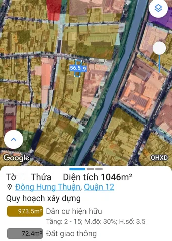 BỜ KÈ THAM LƯƠNG GIÁP TÂN BÌNH -- 1058 THỔ - MẶT TIỀN