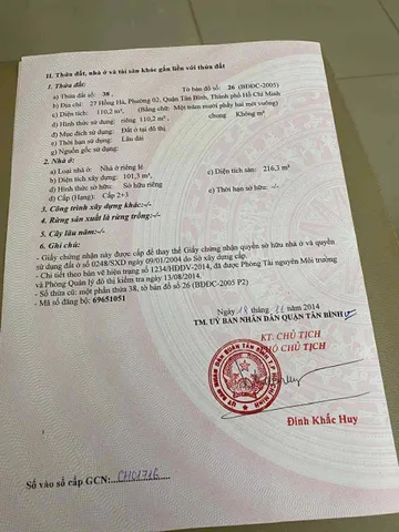 Bán Nhà Mặt tiền 27 Hồng Hà