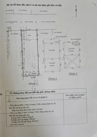 Chính Chủ Bán Nhà Hẻm 649/20/4 Điện Biên Phủ – Giá 35 tỷ