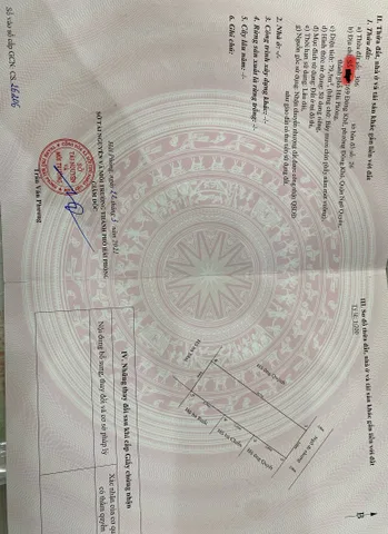 Bán đất tặng nhà 1,5 tầng
