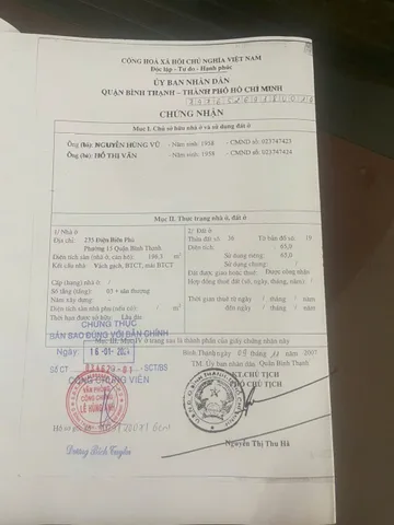 Chính Chủ Bán Nhà Mặt tiền 235 Điện Biên Phủ – Giá 26,5 tỷ