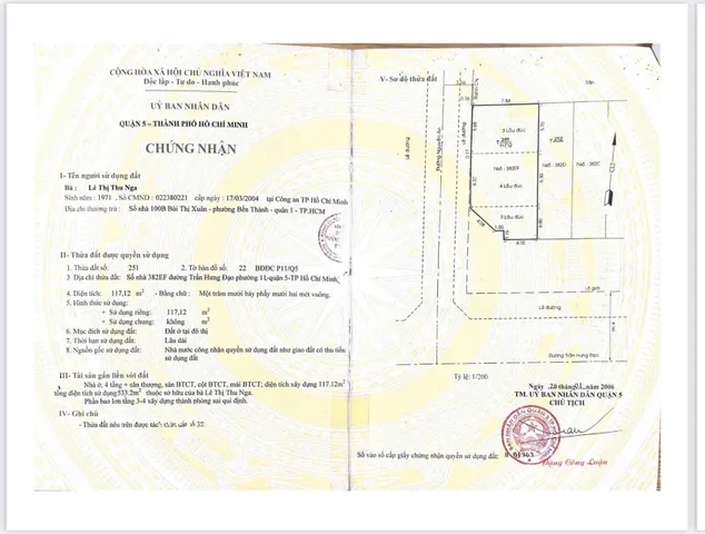 Cần Bán Nhà Mặt tiền 382EF Trần Hưng Đạo – Giá 58 tỷ