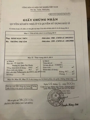 Chính Chủ Bán Nhà Mặt tiền 39 Lam Sơn – Giá 34 tỷ