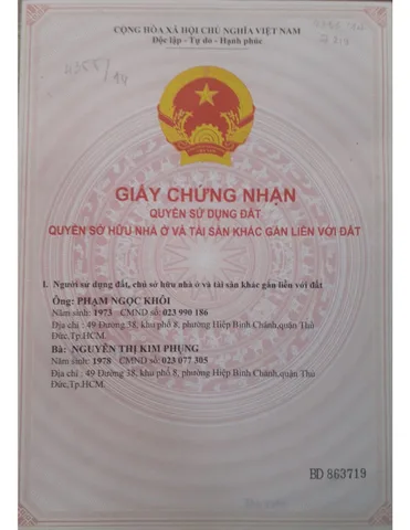 Chính Chủ Bán Nhà Mặt tiền 21 Lê Quang Định – Giá 23 tỷ