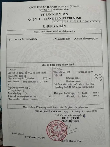 Chính Chủ Bán Nhà Mặt tiền 50-52 Đường Số 7 – Giá 35 tỷ