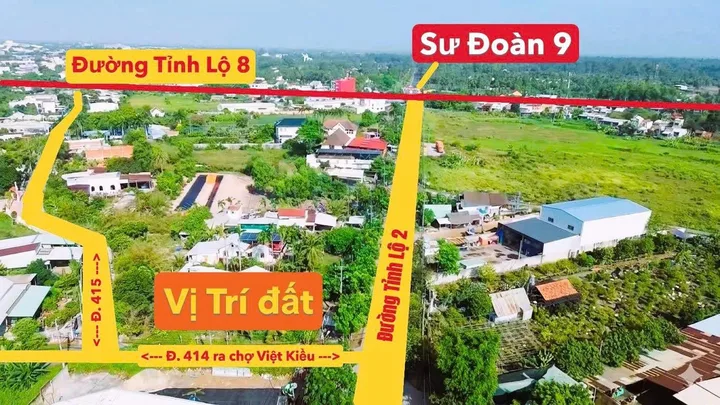 ‼️450TR SANG TÊN SỞ HỮU NGAY LÔ ĐẤT MẶT TIỀN 156m2 FULL THỔ CƯ TỈNH LỘ 2 VÀ TỈNH LỘ 8 GẦN CẦU VƯỢT CỦ CHI TPHCM