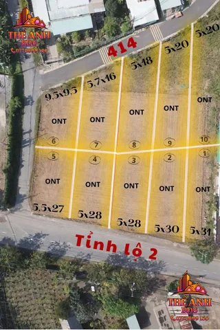 BÁN ĐẤT CỦ CHI, LÔ 5x30m MẶT TIỀN TỈNH LỘ 2 SIÊU ĐẸP - TẠI PHƯỚC VĨNH AN