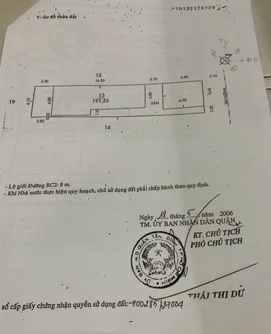 Cần Bán Gấp Nhà Mặt tiền 12 Bàu Cát 2