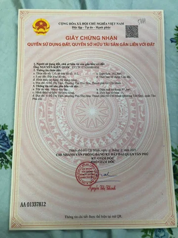 Bán Nhà Mặt tiền 4 Đỗ Thị Tâm