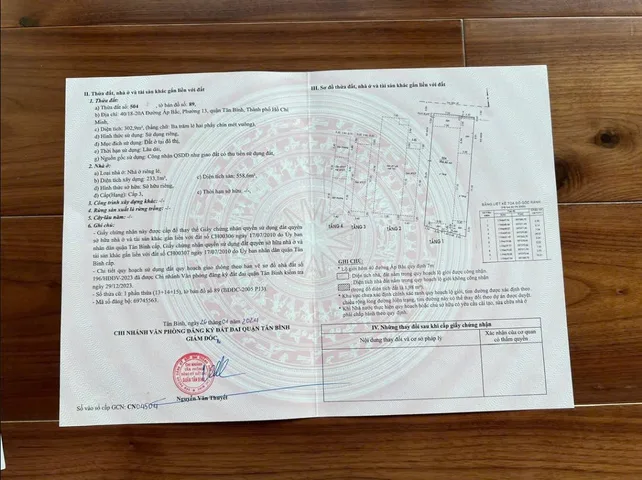 Cần Bán Nhà Hẻm 40/18-20A Ấp Bắc – Giá 55 tỷ