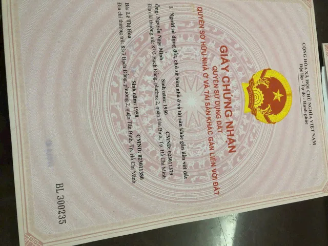 Chính Chủ Bán Nhà Hẻm 83/3 Bạch Đằng – Giá 23,9 tỷ
