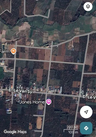 Đất hẻm Lê Văn Sỹ cho anh chị thích đất rộng làm vườn