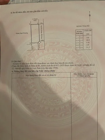 04/2026.Bán đất 56m² ngang 5m giá 1.85 tỷ tại Phường An Dương. Nam Sơn. liên hệ 0362558882
