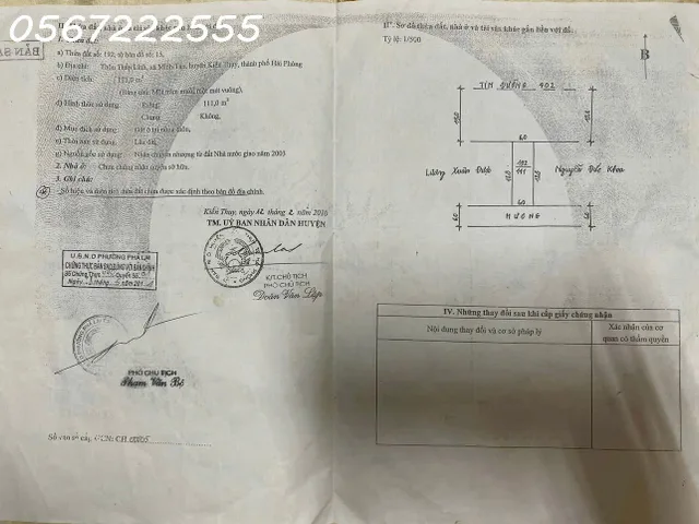 BÁN ĐẤT MẶT ĐƯỜNG 402 - MINH TÂN, KIẾN THỤY - VỊ TRÍ KINH DOANH ĐẮC ĐỊA - ZALO 0567 222 555