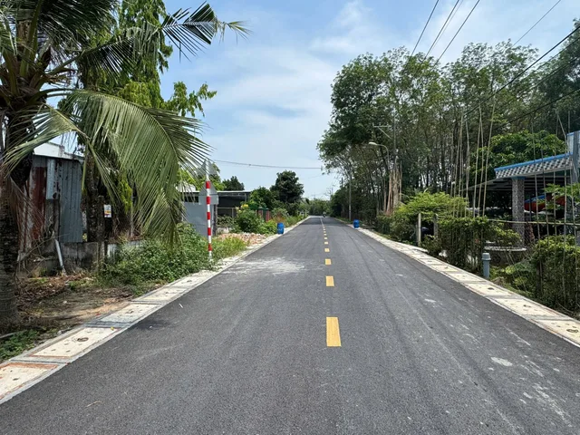 BÁN ĐẤT CỦ CHI, LÔ 5x28M NỞ HẬU – 2 MẶT TIỀN – ĐƯỜNG THÔNG CỰC ĐẸP, TẠI TÂN PHÚ