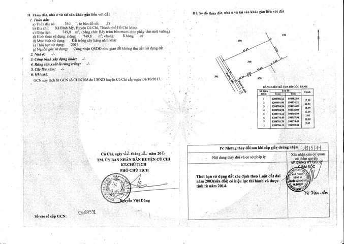 Bán đất 749m² có sẵn 300m² thổ cư ngang 18m giá 10 tỷ tại Xã Bình Mỹ