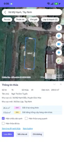 Bán đất 600m² có sẵn 200m² thổ cư ngang 10m giá 2.3 tỷ tại Xã Đức Lập