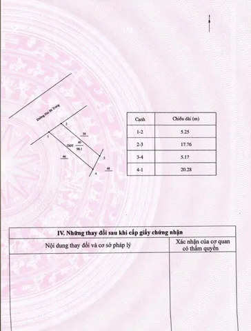 Bán đất 96.1m² có sẵn 96m² thổ cư ngang 5.25m giá 4.5 tỷ tại Phường Nghĩa Lộ