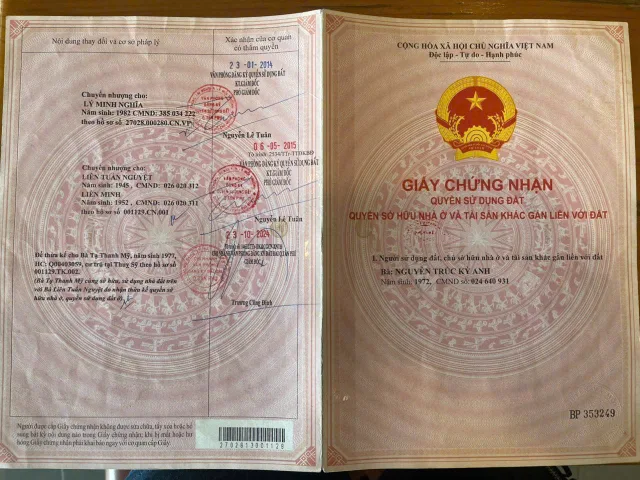 Gia Đình Cần Bán Nhà Hẻm 559+553/2 Luỹ Bán Bích – Giá 80 tỷ