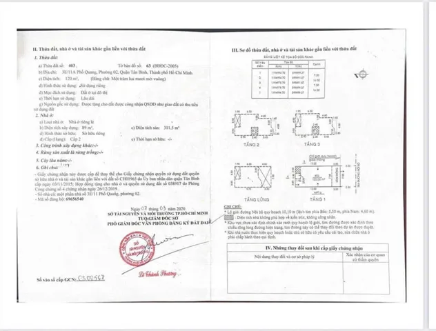 Gia Đình Cần Bán Nhà Hẻm 3E/11A Phổ Quang – Giá 42,5 tỷ