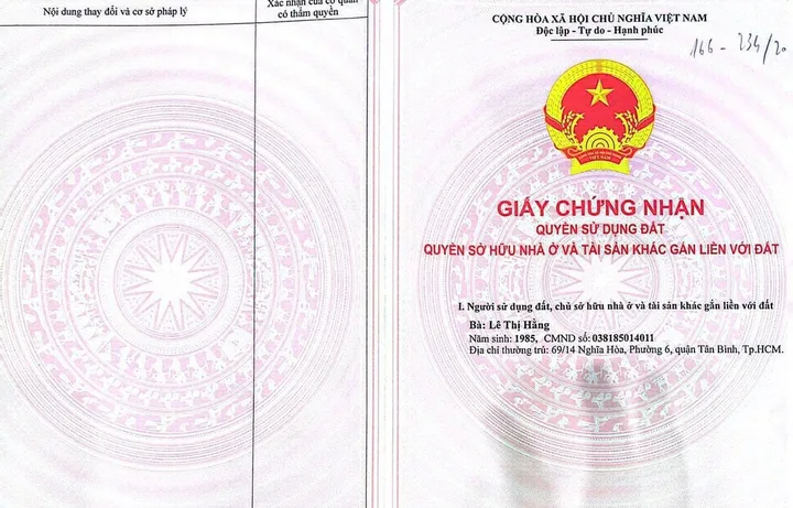 Gia Đình Cần Bán Nhà Hẻm 457/6 CMT 8 – Giá 48 tỷ