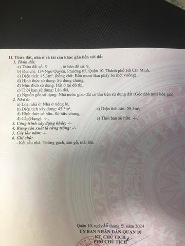 Chính Chủ Bán Nhà Mặt tiền 134 NGÔ QUYỀN – Giá 15,9 tỷ