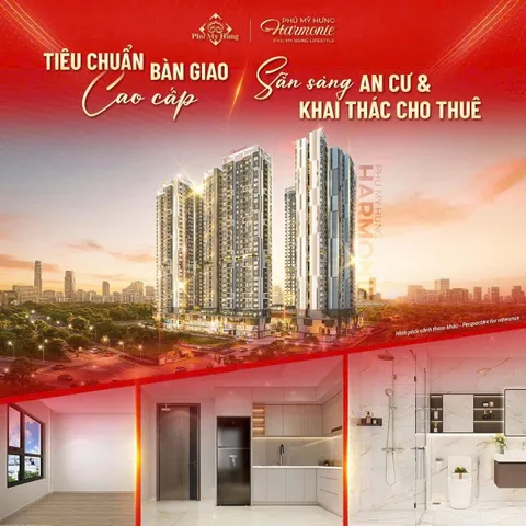 MUA BÁN PHÚ MỸ HƯNG HARMONIE, Căn 2PN: 3,1 tỷ - Thanh toán trước chỉ 620tr, LS 0%, Ưu đãi chi tiết 0901323786